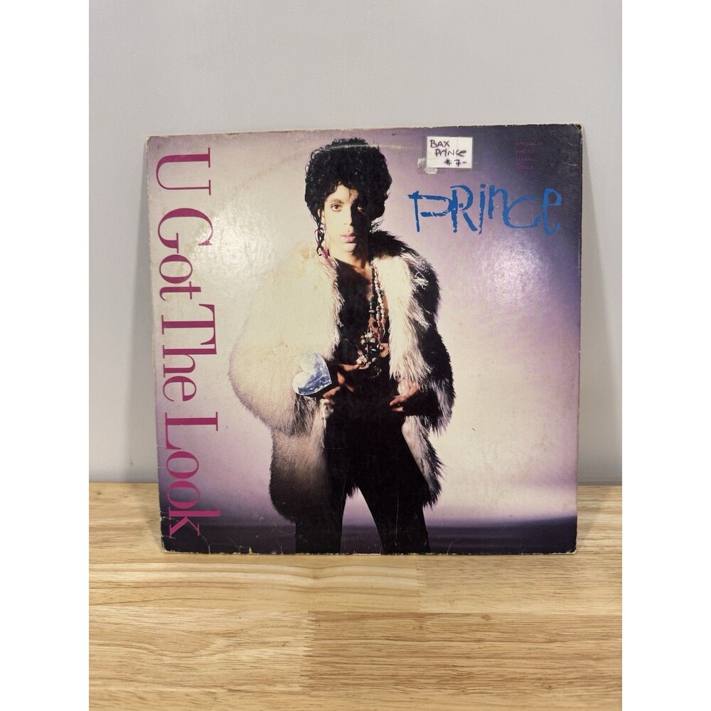 Prince U Got the Look/Housequake 12" single 1987 Paisley Park Cover G Vinyl VG